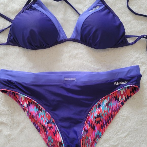 REEBOK WOMENS REVERSABLE BIKINI-MULTIPLE COMBINATIONS WITH ONE HOT SUIT - Picture 7 of 9